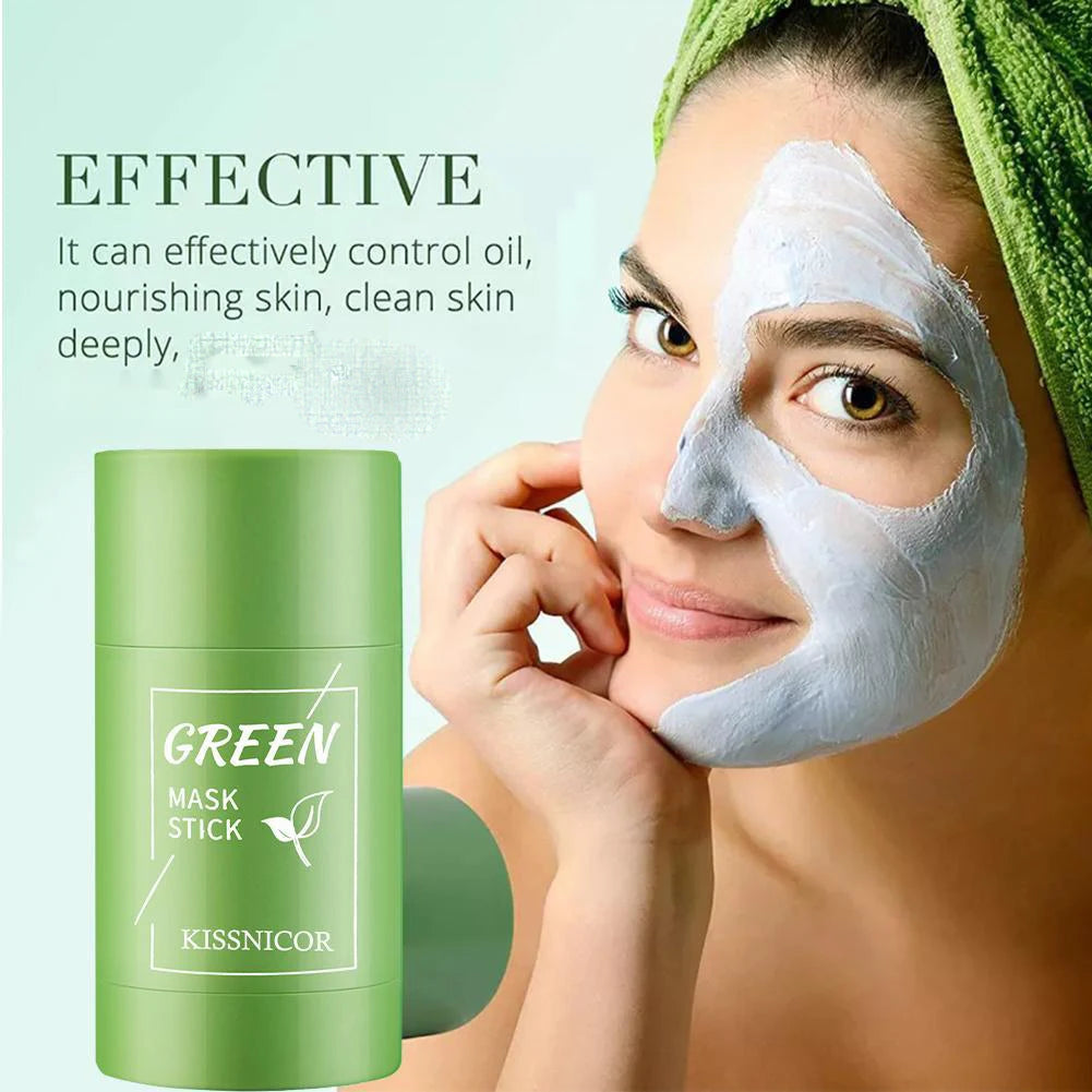Mascarilla de té verde para limpieza Facial